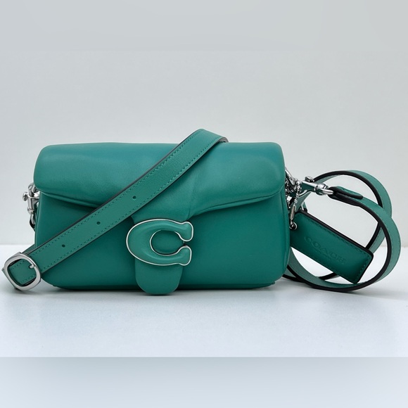 COACH Aqua Soft Pillow Tabby 18 In Nappa Leather - Picture 10 of 12